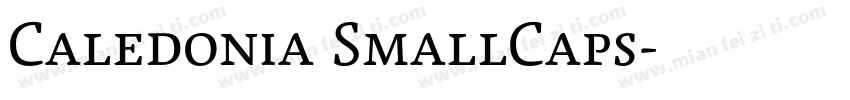 Caledonia SmallCaps字体转换